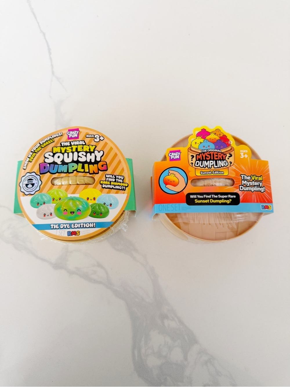 RMS Mystery Dumpling Bundle Tie Dye + Sunset Edition NEW Sealed Rare Squishy Set